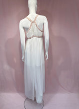 Load image into Gallery viewer, White Bronze Chiffon Dress