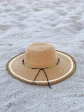Load image into Gallery viewer, ‘Warm Summer Sun’ Striped Summer Hat