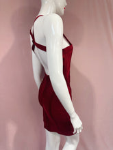 Load image into Gallery viewer, Wine Bodycon Mini Dress