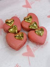 Load image into Gallery viewer, 3-Tier Golden Heart Earrings