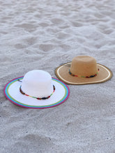 Load image into Gallery viewer, ‘Warm Summer Sun’ Striped Summer Hat