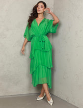 Load image into Gallery viewer, Romantic Silk Layers Italian Dress