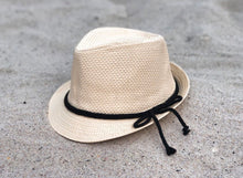 Load image into Gallery viewer, Black ‘Feeling SunShine’ Fedora Hat