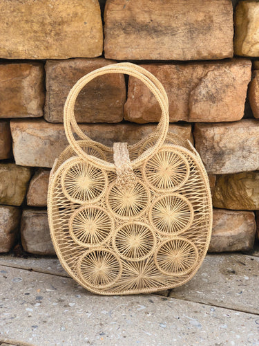 Handmade Artisan Rounded Clutch Bag