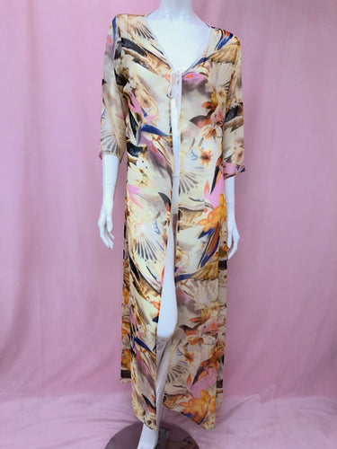 'Tropical Orange' Chiffon