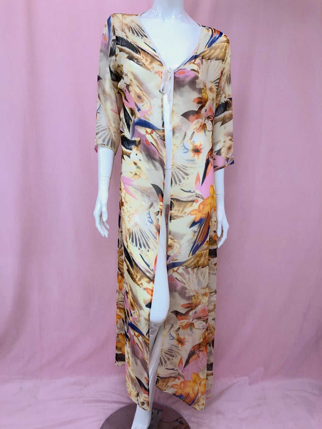 'Tropical Orange' Chiffon