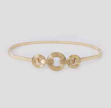 Load image into Gallery viewer, 3 Ring Elastic Metal Belt