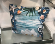 Load image into Gallery viewer, Sea Shells Orchid Canvas Tote