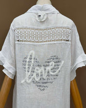 Load image into Gallery viewer, 'Love' Sequin Linen Dress