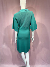 Load image into Gallery viewer, Aqua Ribbed Pocket Dress