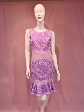 Load image into Gallery viewer, Lavender Delicate Embroidery Dress