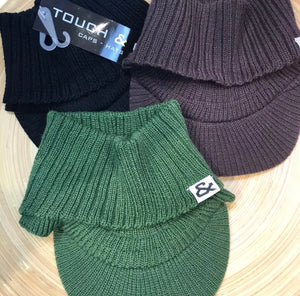 'Peyton' Brown Open Visor Beanie