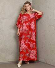 Load image into Gallery viewer, Polka Dot Flower Linen Dress