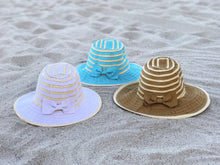 Load image into Gallery viewer, ‘Ribbon Bow’ Travel Friendly Sun Hat