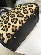 Load image into Gallery viewer, Animal Print Italian Leather Handbag