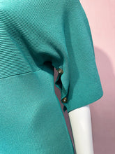 Load image into Gallery viewer, Aqua Ribbed Pocket Dress
