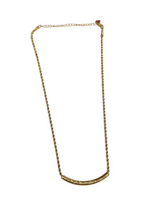 Small Chain Gold Plated Necklace