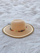Load image into Gallery viewer, ‘Warm Summer Sun’ Striped Summer Hat