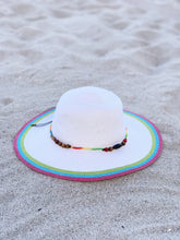 Load image into Gallery viewer, ‘Warm Summer Sun’ Striped Summer Hat