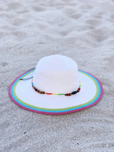 ‘Warm Summer Sun’ Striped Summer Hat