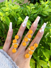 Load image into Gallery viewer, Orange Pebble Ring