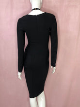 Load image into Gallery viewer, Choker Bodycon Black Mini Dress