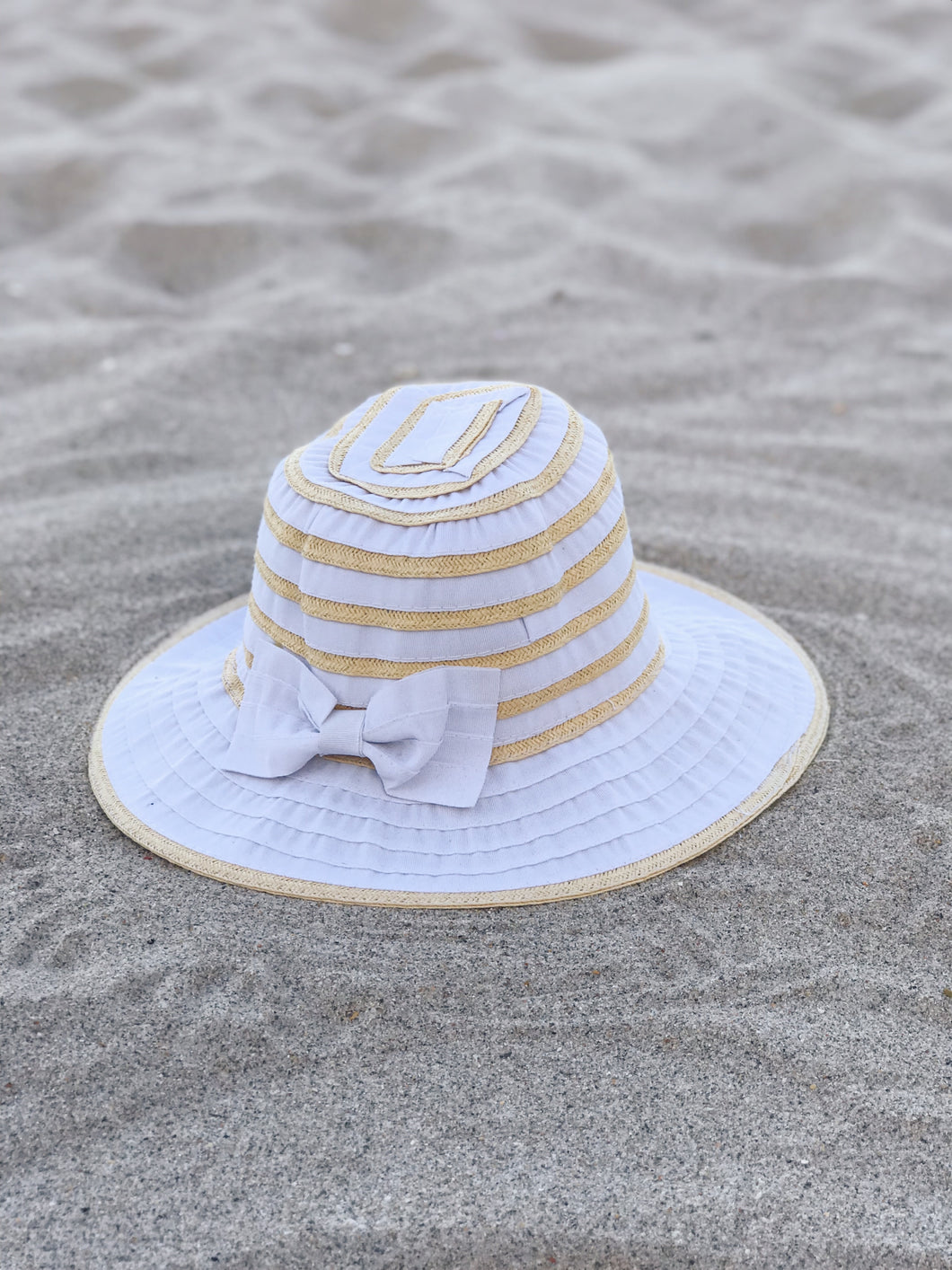 ‘Ribbon Bow’ Travel Friendly Sun Hat
