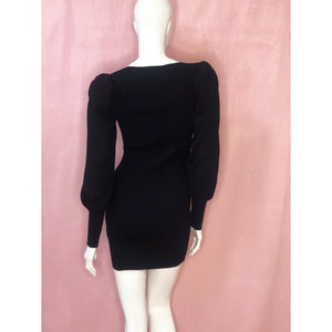 ‘Buttons’ Sweater Mini Dress