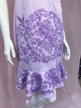 Load image into Gallery viewer, Lavender Delicate Embroidery Dress