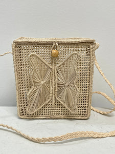 Cute Summer Straw Crossbody Mini Bags