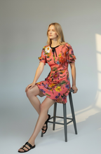 Load image into Gallery viewer, Coral Garden Mini Dress