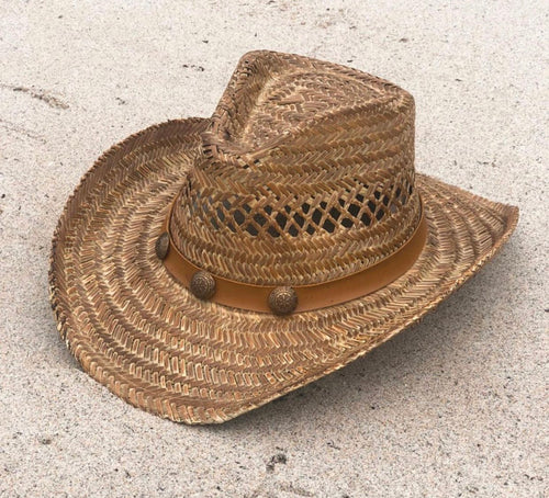 ‘Wild West’ Natural Stain Cowboy Hat