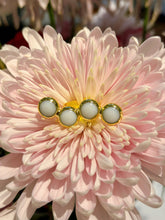Load image into Gallery viewer, White Stone Ring Cuff