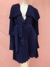Load image into Gallery viewer, Pleated Navy Blue Formal Dress