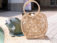 Load image into Gallery viewer, Handmade Artisan Rounded Clutch Bag