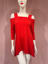 Load image into Gallery viewer, Candy Red Cold Shoulder Top