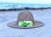 Load image into Gallery viewer, ‘Beach Flower’ Seagrass Flower Sun Hat