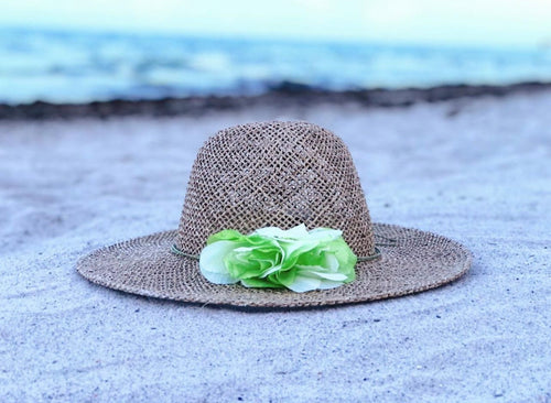 ‘Beach Flower’ Seagrass Flower Sun Hat