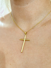 Load image into Gallery viewer, Crystal Classy Cross Pendant Necklace