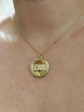 Load image into Gallery viewer, Love Multicolor Gold Plated Necklace