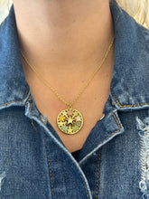 Load image into Gallery viewer, Colorful Sea Star Medallion Necklace