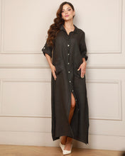 Load image into Gallery viewer, Chic Pockets Linen Italian Dress