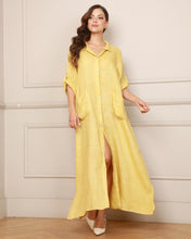 Load image into Gallery viewer, Chic Pockets Linen Italian Dress