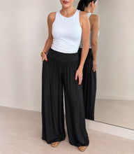 Load image into Gallery viewer, Italian Silk Classic Palazzo Pant