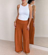 Load image into Gallery viewer, Italian Silk Classic Palazzo Pant