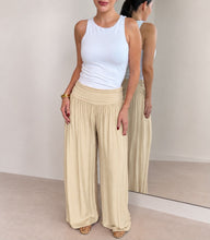 Load image into Gallery viewer, Italian Silk Classic Palazzo Pant