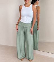 Load image into Gallery viewer, Italian Silk Classic Palazzo Pant