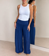 Load image into Gallery viewer, Italian Silk Classic Palazzo Pant