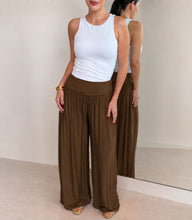 Load image into Gallery viewer, Italian Silk Classic Palazzo Pant