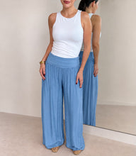 Load image into Gallery viewer, Italian Silk Classic Palazzo Pant